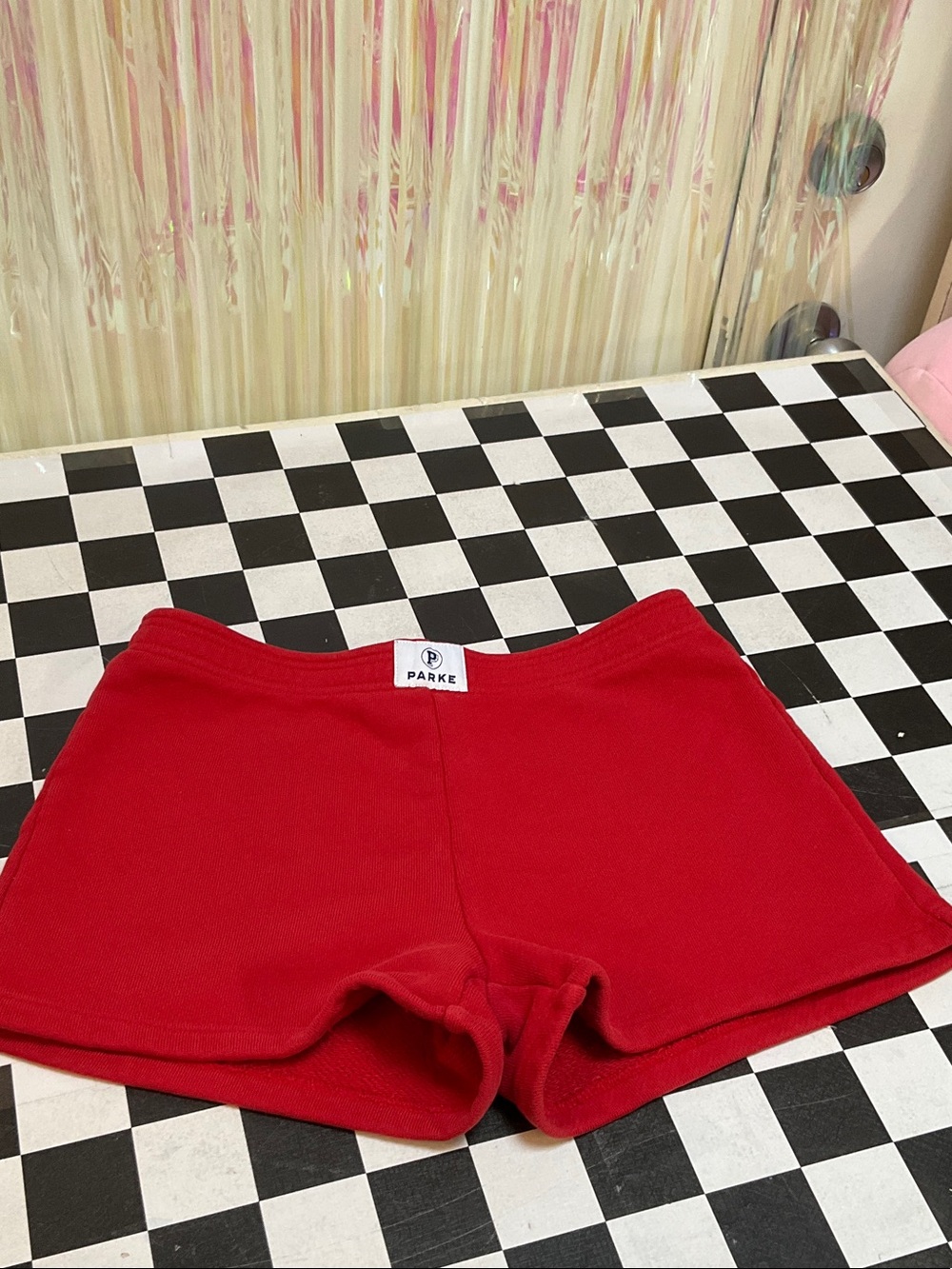 Parke Classic Red Bike Shorts